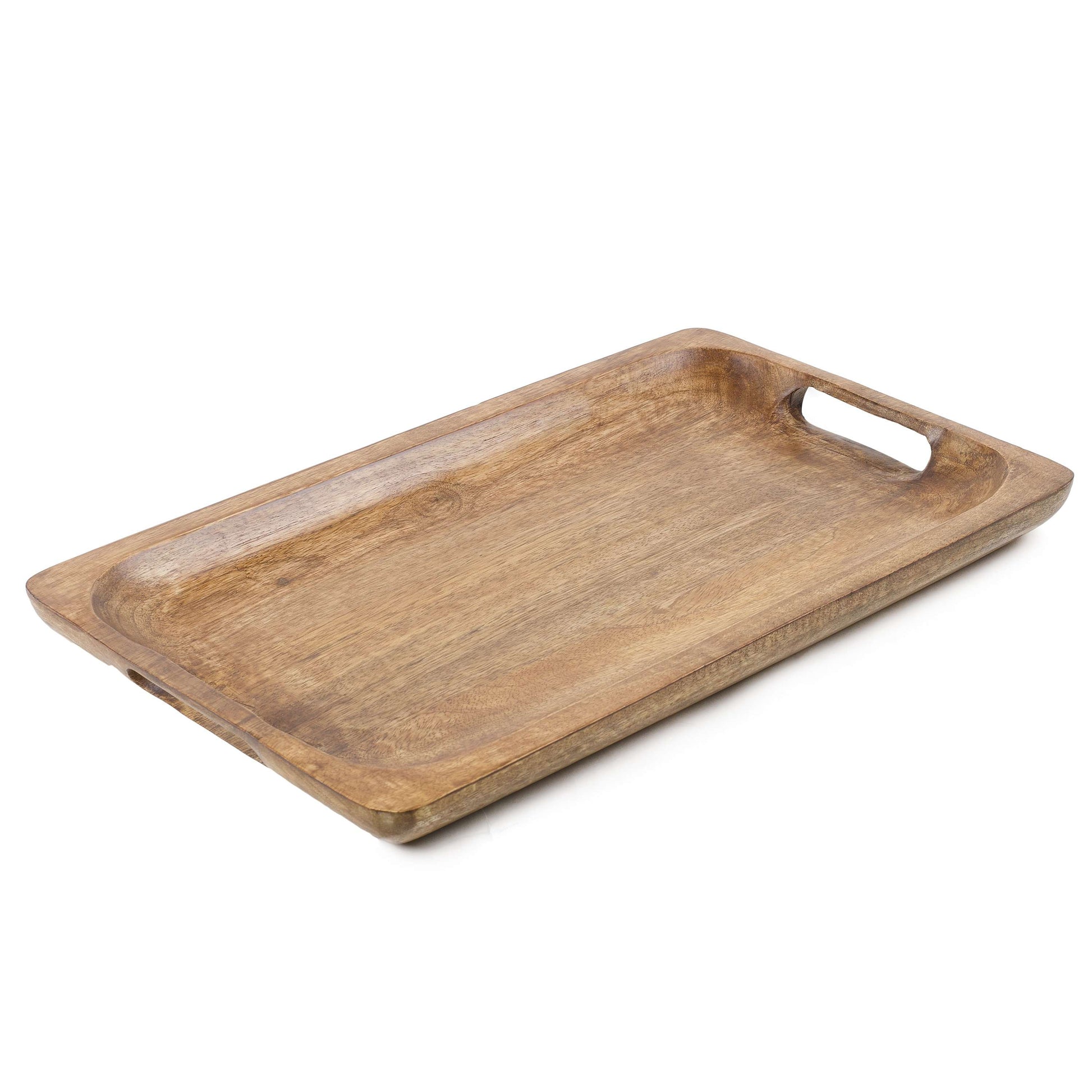 SWHF Pure Wood Rectangle Platter Serving Tray - SWHF